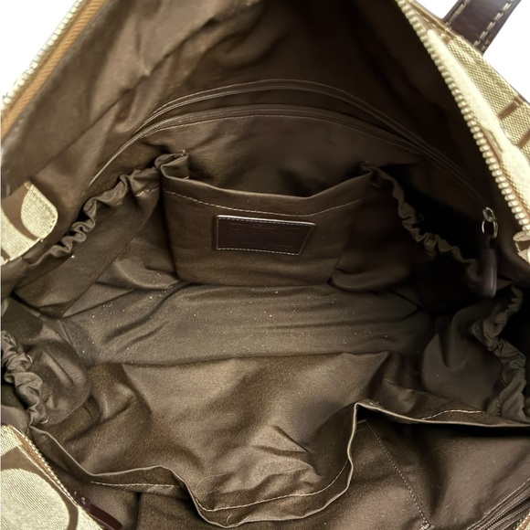 Coach Lurex Signature C X-Large Diaper Tote - Picture 10 of 14